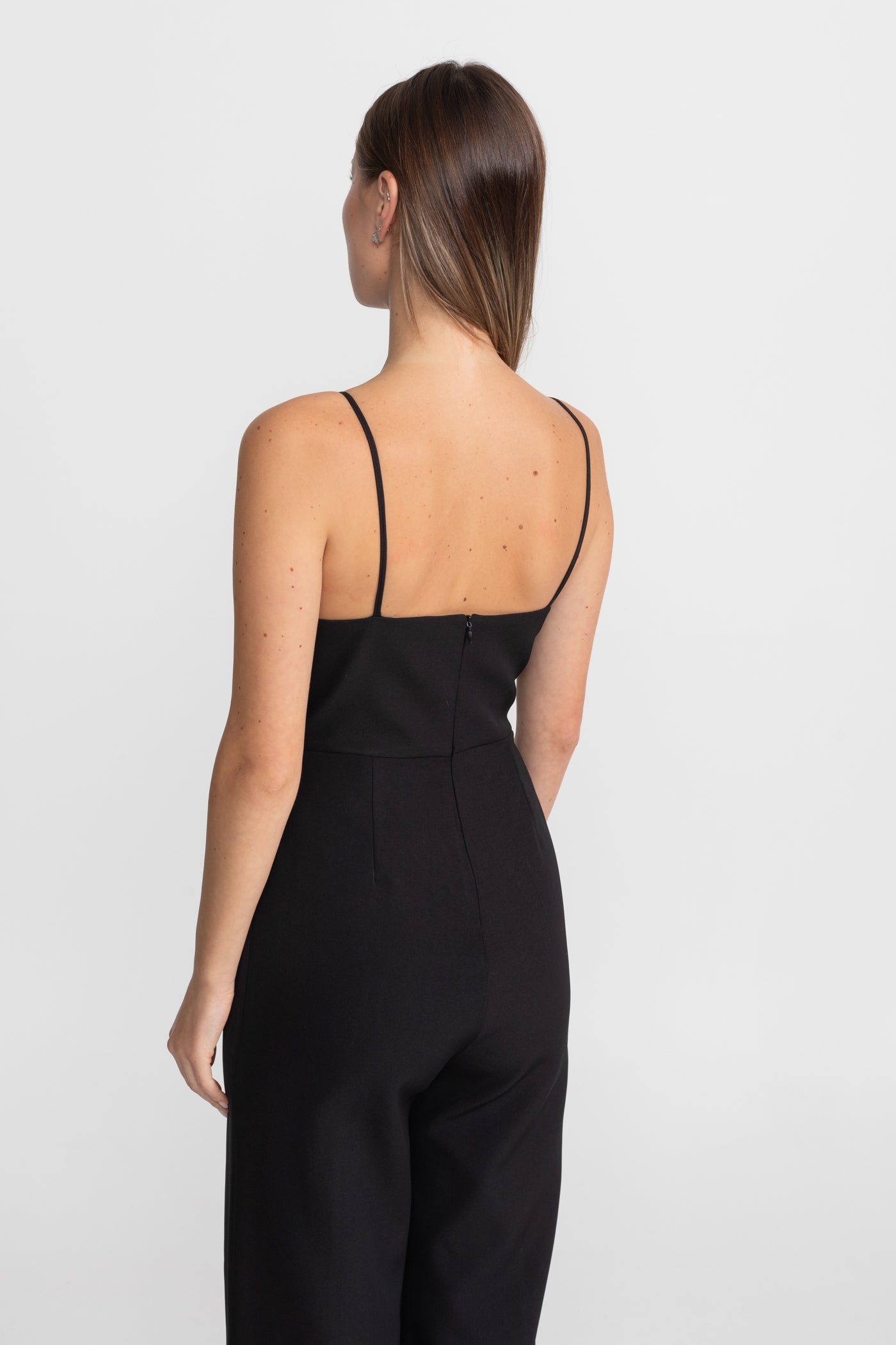 Wing Detail Jumpsuit – Black & White