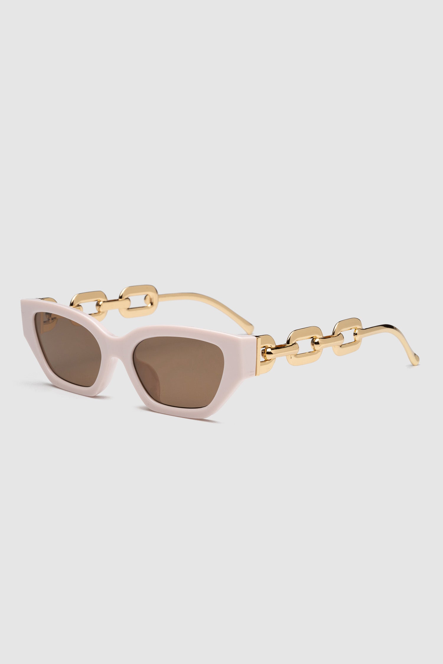 Cat Eyes with Gold Chain Arms - Pink – Sierra Darien