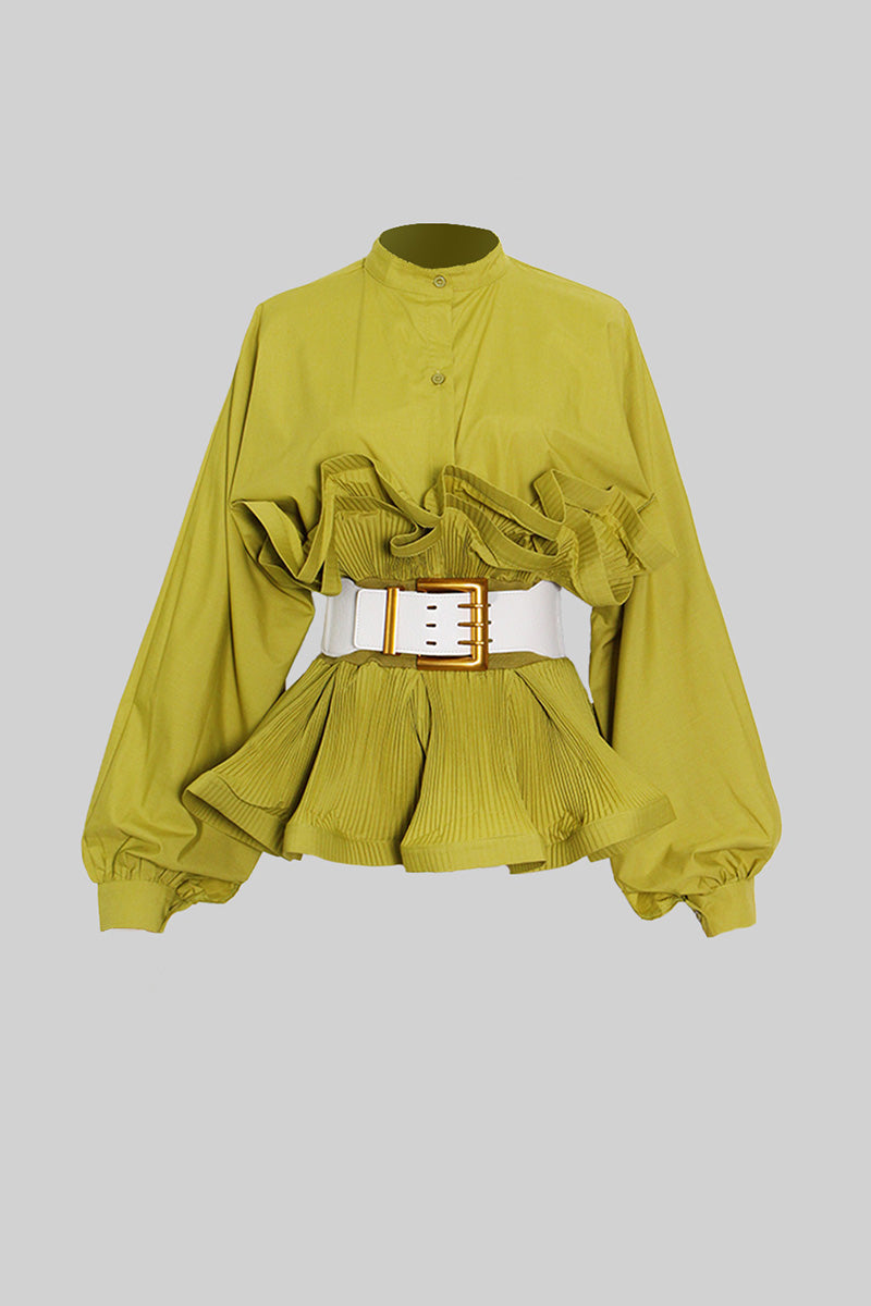 Riley Olive Shrub Shirt