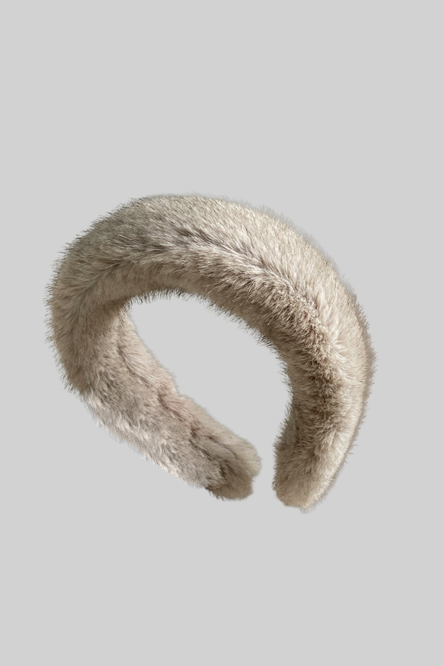 Exquisite Fluffy Headband - Beige