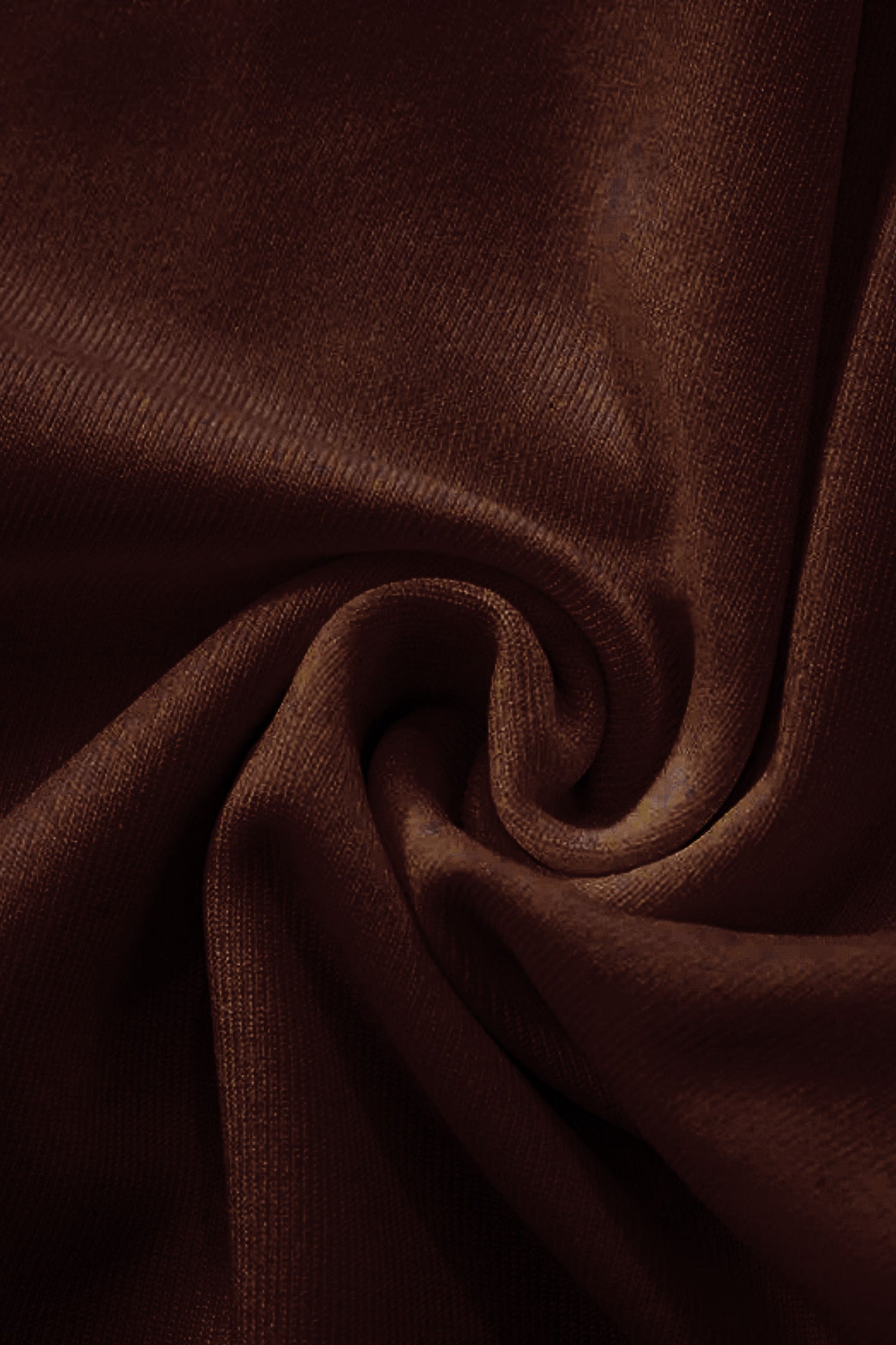 Halter Maxi Dress with  Contrasting Ruched Paneling - Black/Brown