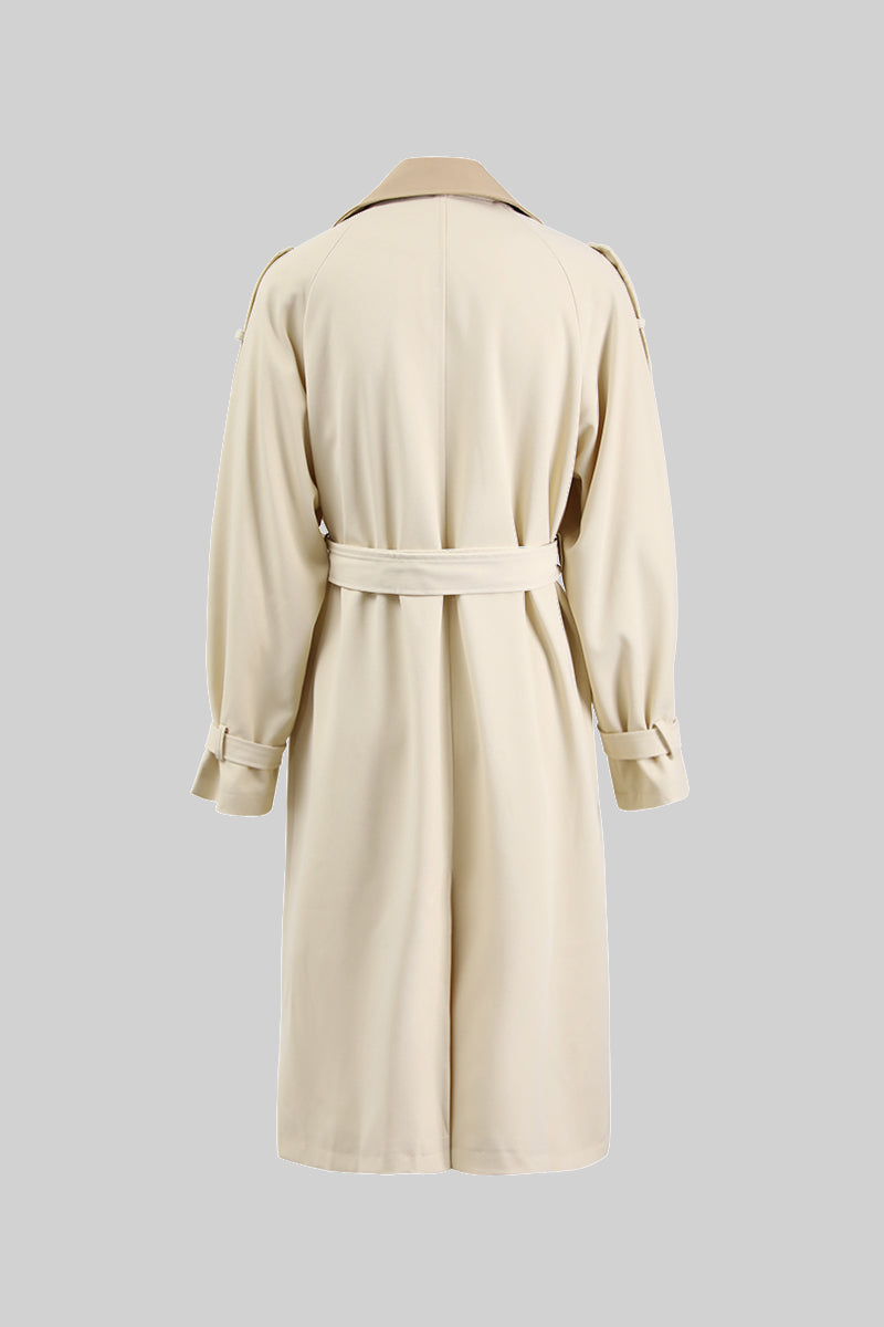 Classic trench coat with belt - Beige