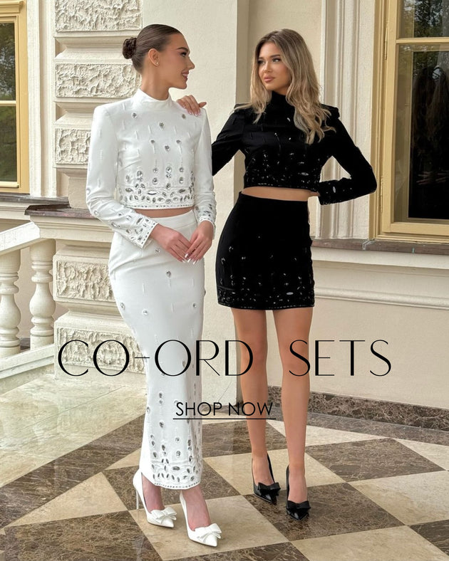 Plum Co-Ord Set with Tiered Skirt