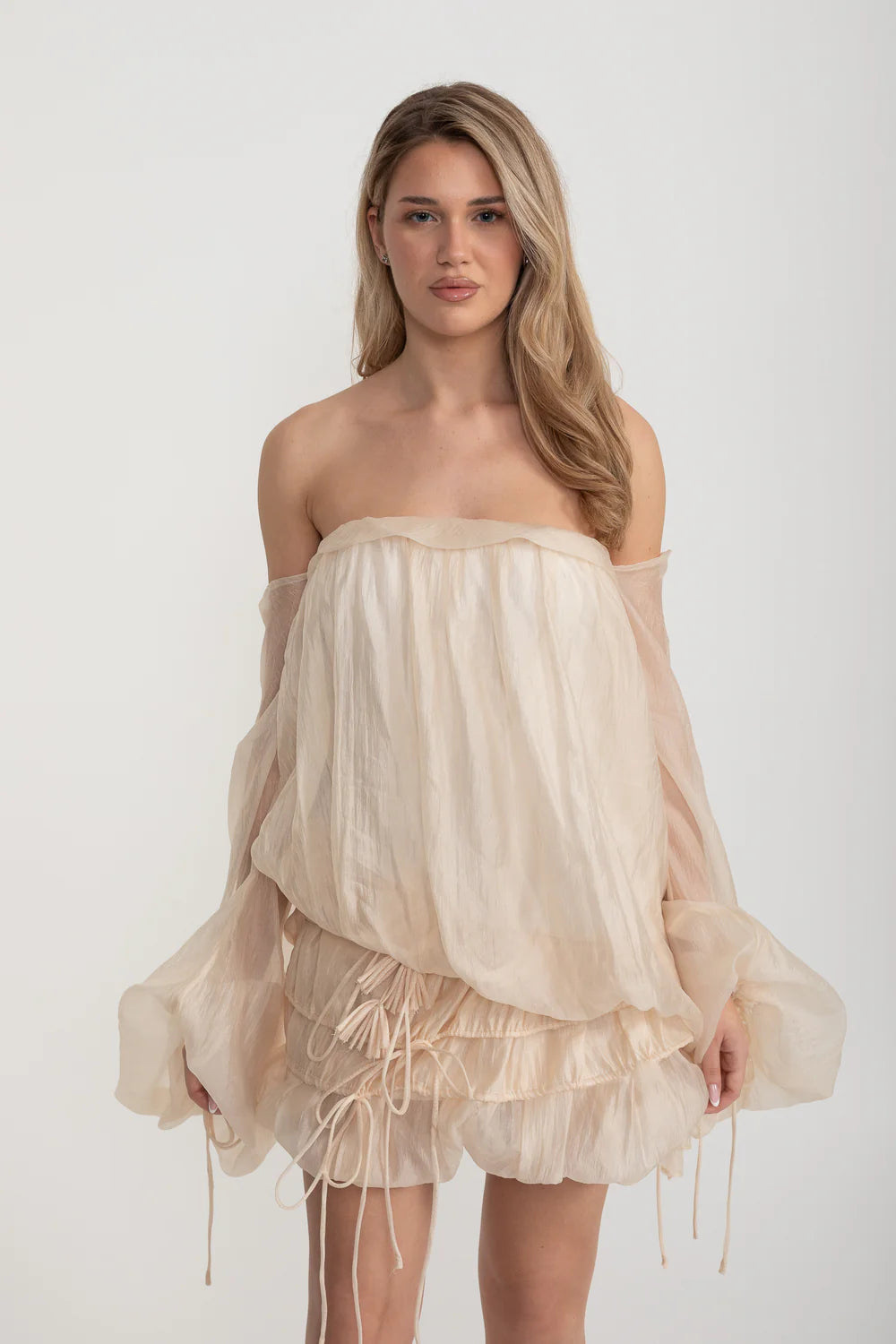 ● OURO ● FRILL MINI DRESS One Shoulder Ruffle Detail Mini Dress – Riah Fashion