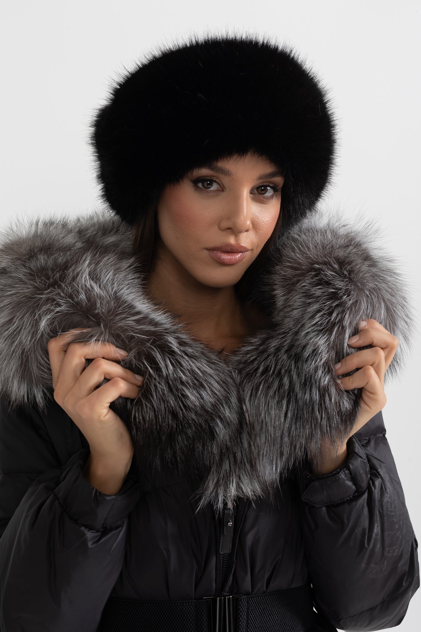 Parka with fox fur hood deals