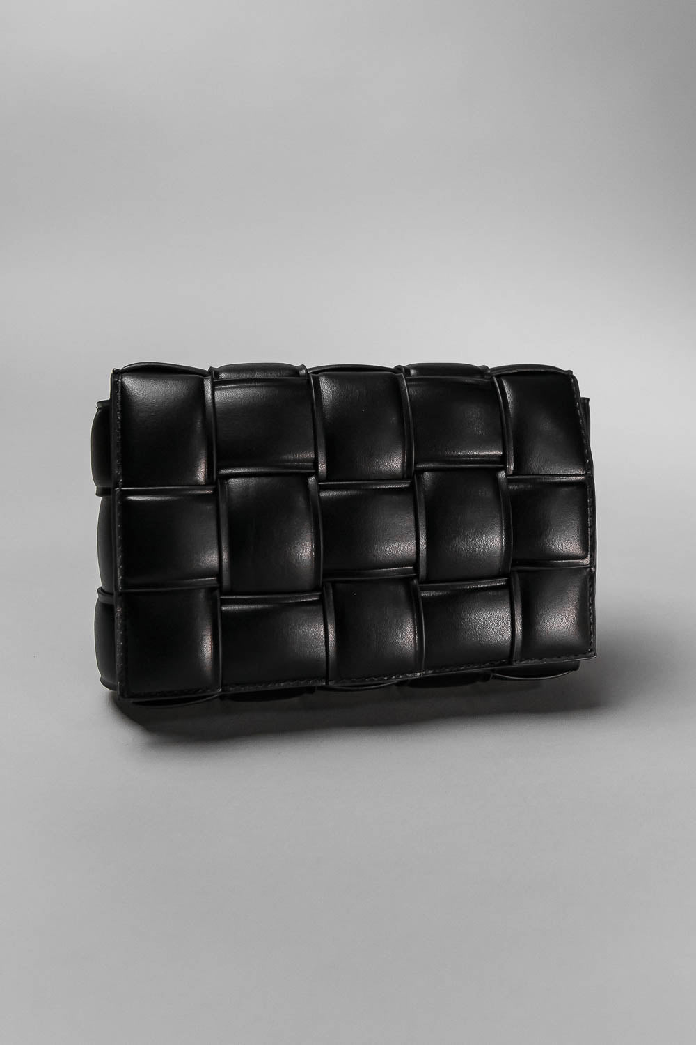 Geometrical bag with shoulder strap - Black