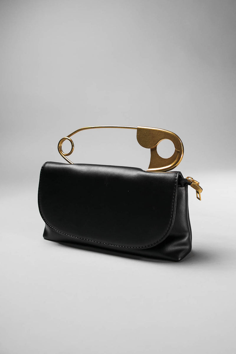 Pin bag with shoulder strap - Black – Sierra Darien
